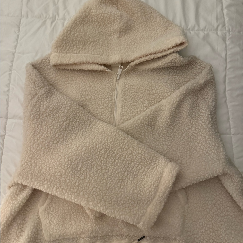 H&M Cream Teddy Jacket